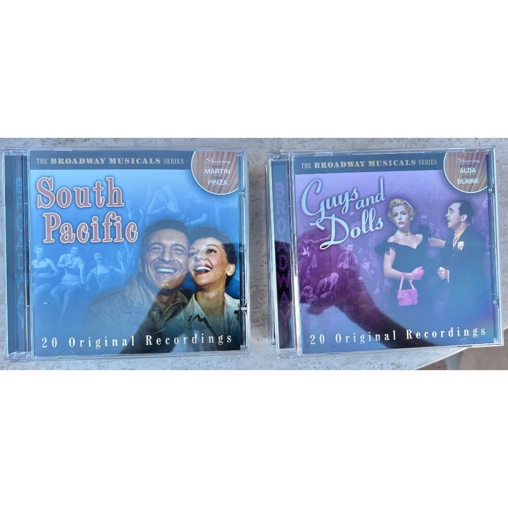 Prism Leisure CD Set of 8 Broadway Musicals VGUC from Original Soundtracks Gift - Picture 3 of 9